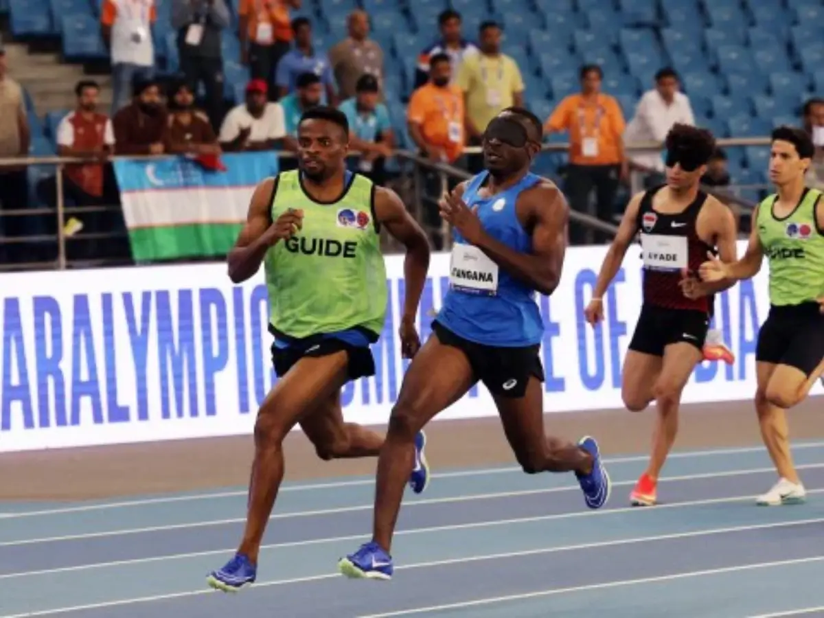Historic and inspiring! Cameron's Atangana wins first-ever refugee gold medal at World Para Athletics Championships Historic and inspiring! Cameron's Atangana wins first-ever refugee gold medal at World Para Athletics Championships
