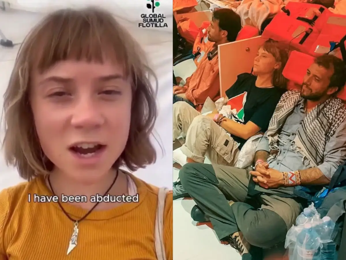 'I have been abducted,' says Greta Thunberg as Israeli forces intercept Global Sumud flotilla 'I have been abducted,' says Greta Thunberg as Israeli forces intercept Global Sumud flotilla