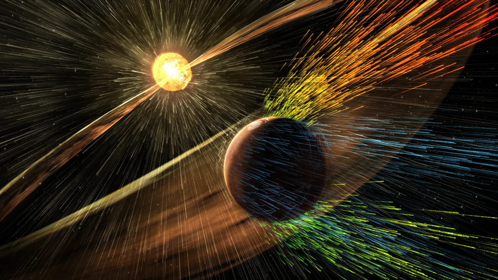 How solar storms could threaten the first astronauts on Mars