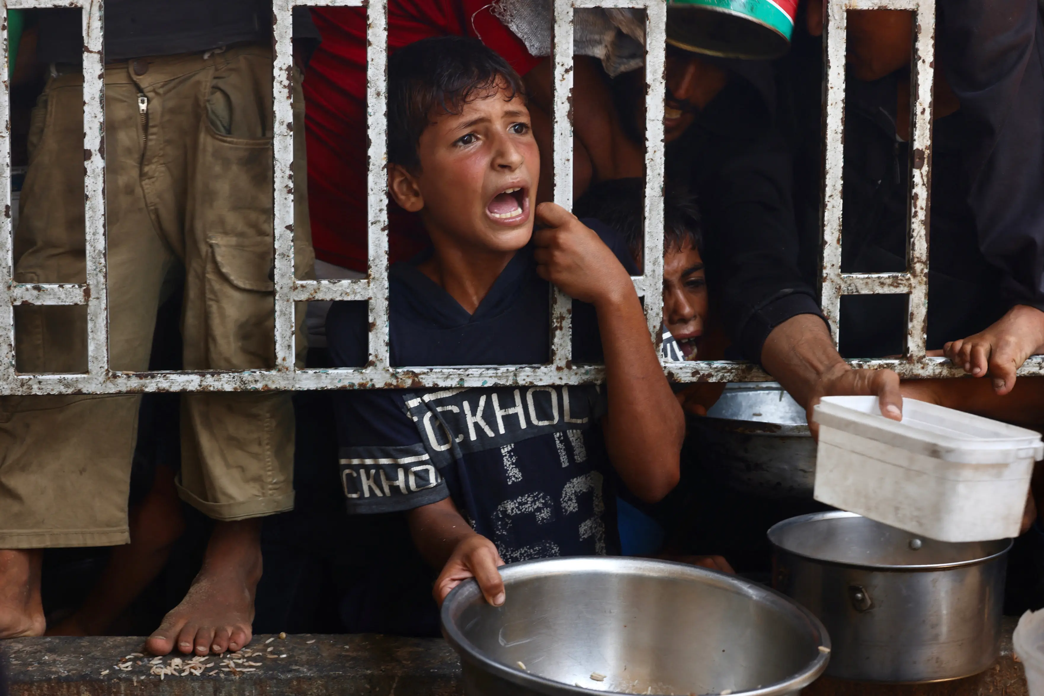 Children in Gaza starving
