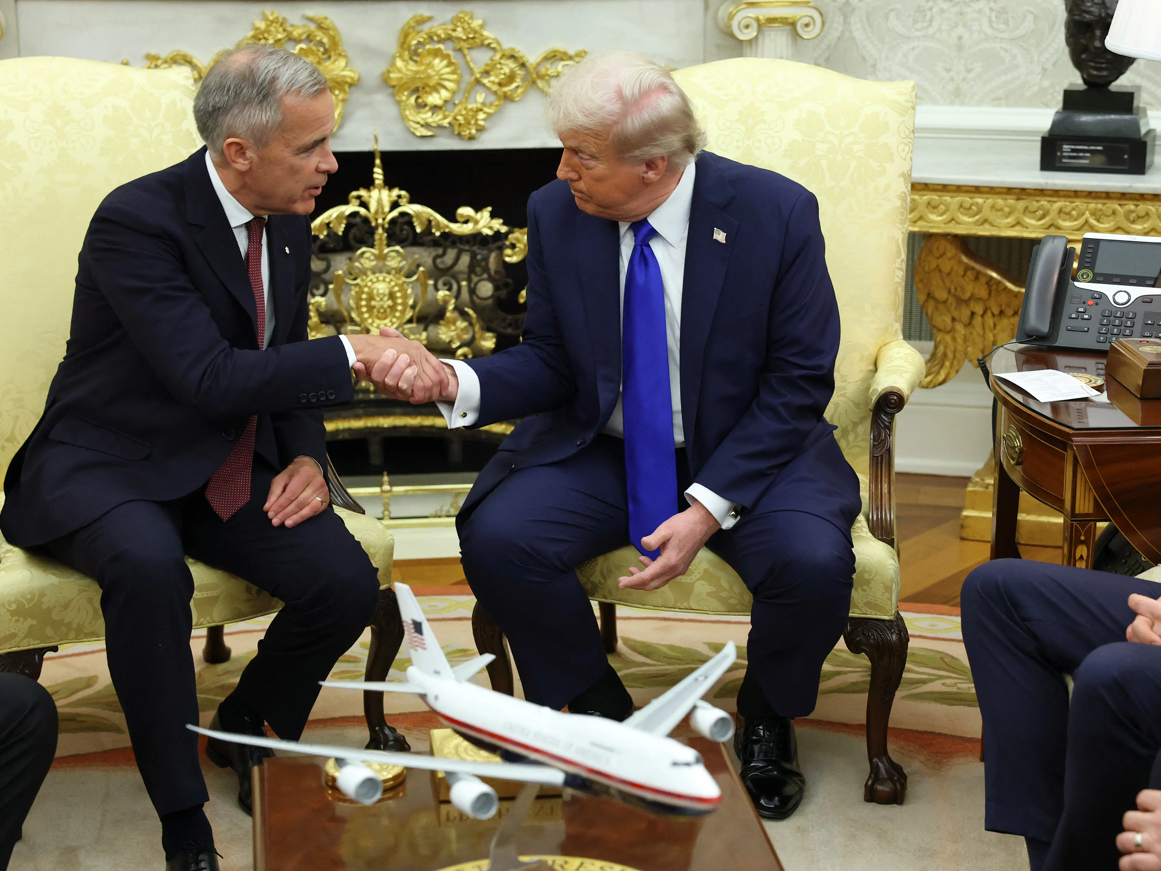 Photos of Trump’s swollen ankles during Carney meet reignite health rumours — and his talk about heaven isn’t helping Photos of Trump’s swollen ankles during Carney meet reignite health rumours — and his talk about heaven isn’t helping