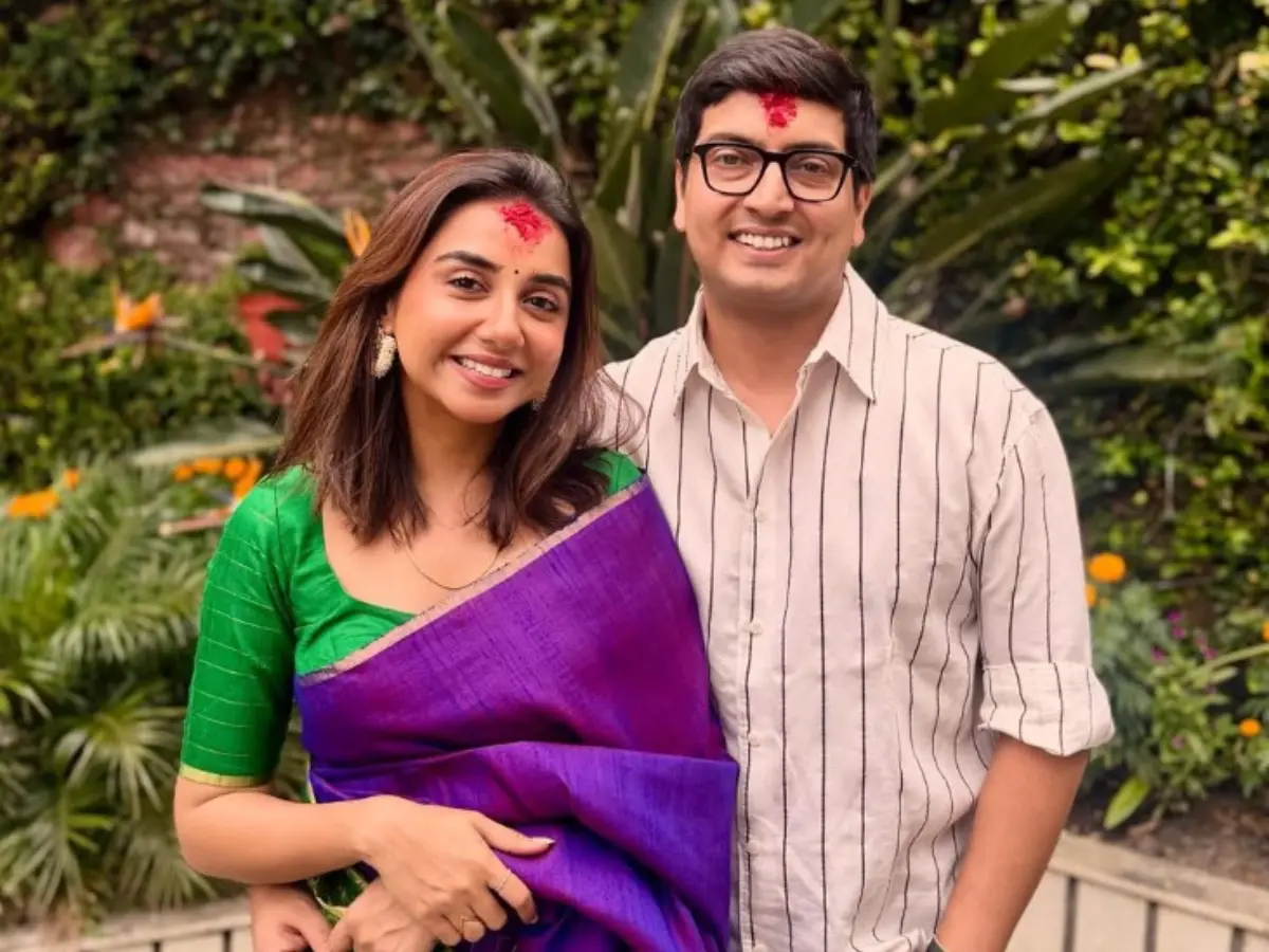 Prajakta Koli and Vrishank Khanal