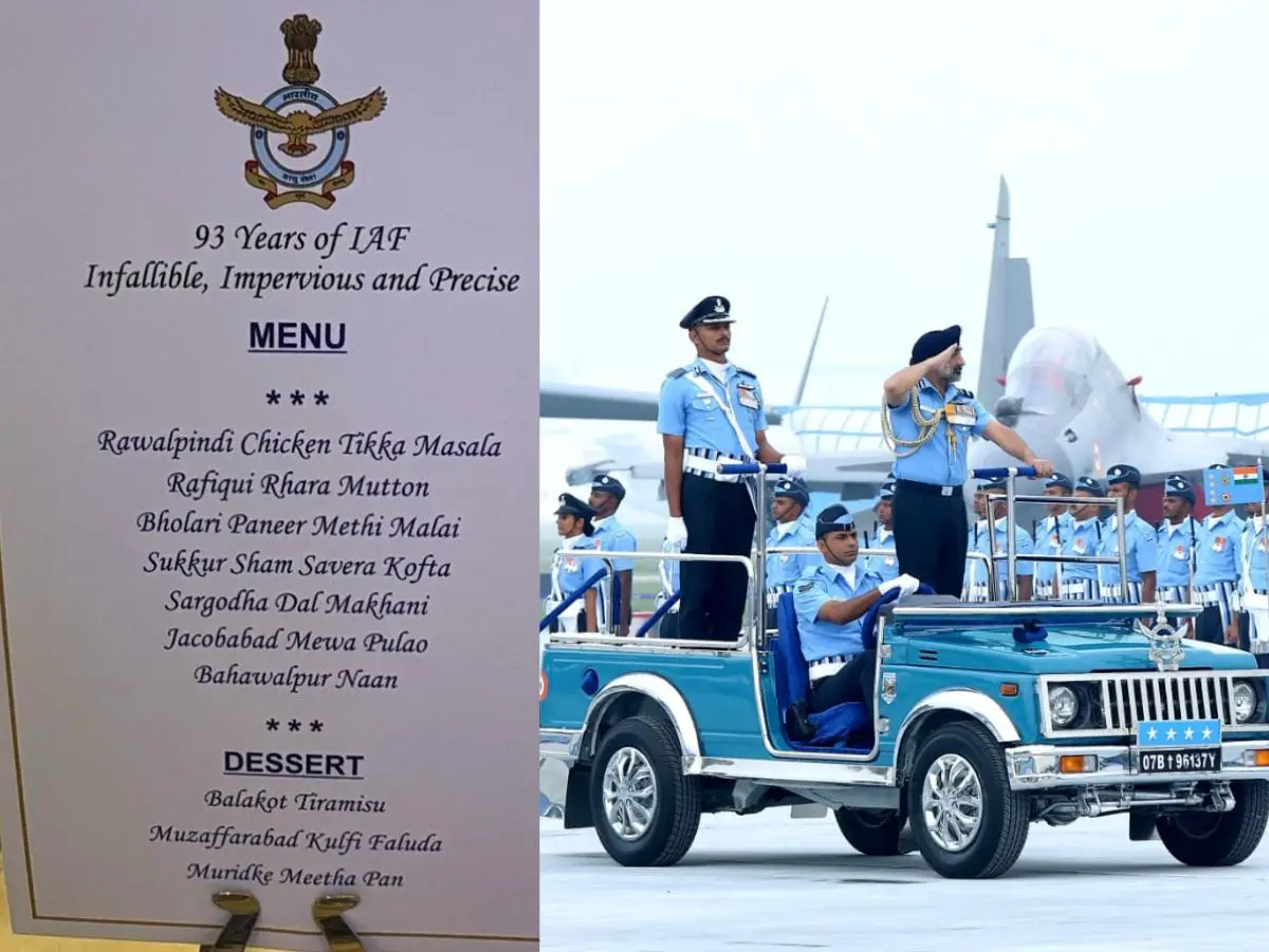 7 dishes named after Pakistani terror targets on Indian Air Forces' 93rd anniversary celebrations