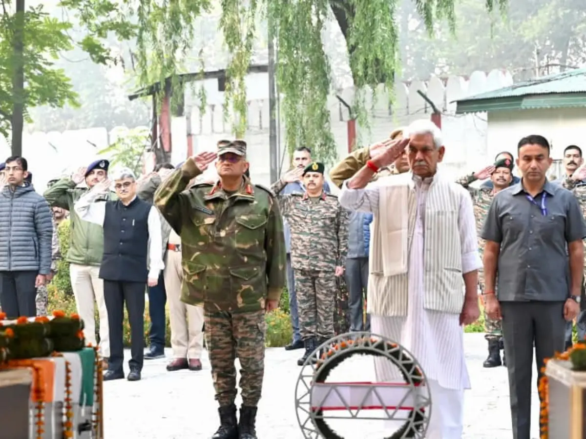 J&K LG pays tribute to two Army Bravehearts Palash Ghosh and Sujay Ghosh who lost their lives in Kokernag ops J&K LG pays tribute to two Army Bravehearts Palash Ghosh and Sujay Ghosh who lost their lives in Kokernag ops