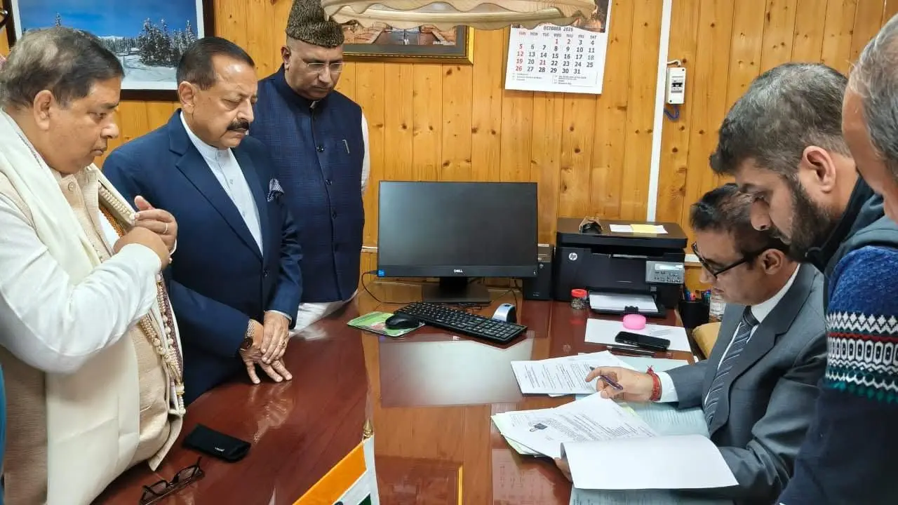 Jammu and Kashmir polls: NC, BJP candidates file nominations for Rajya Sabha seats; elections to be held on October 24