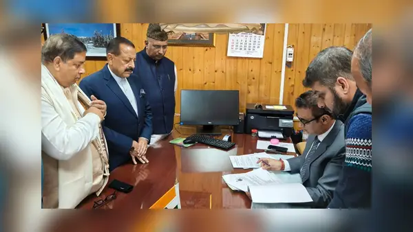 Jammu and Kashmir polls: NC, BJP candidates file nominations for Rajya Sabha seats; elections to be held on October 24 Jammu and Kashmir polls: NC, BJP candidates file nominations for Rajya Sabha seats; elections to be held on October 24