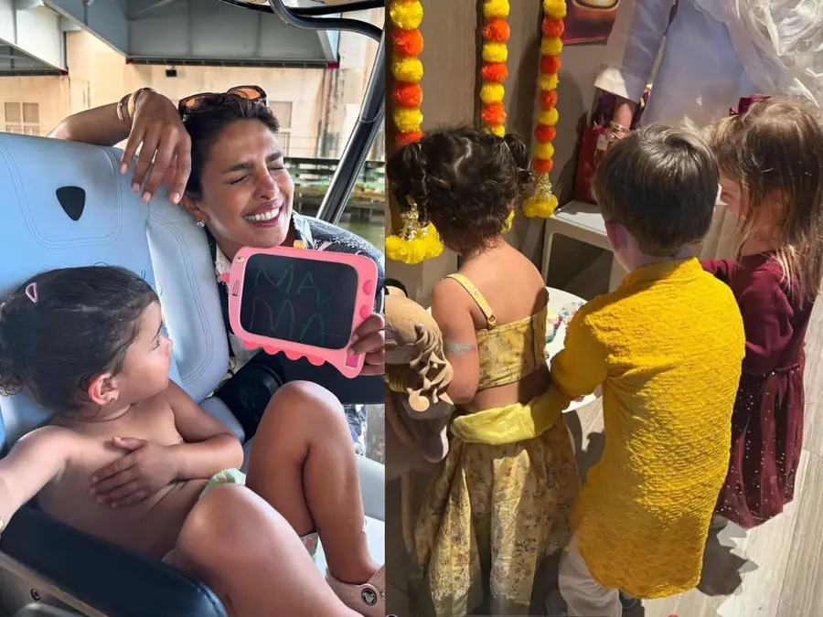 Priyanka Chopra posts glimpse of daughter Malti’s Diwali celebration, fans love her festive look