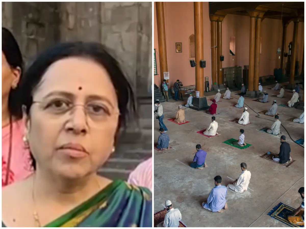 BJP's Medha Kulkarni ‘purifies’ spot at Pune’s Shaniwarwada fort where women offer namaz, calls it ‘not a mosque’ BJP's Medha Kulkarni ‘purifies’ spot at Pune’s Shaniwarwada fort where women offer namaz, calls it ‘not a mosque’