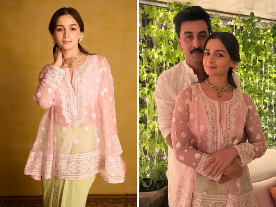 Alia Bhatt shares glimpses of an intimate Diwali celebration with husband Ranbir Kapoor, sister Shaheen and daughter Raha