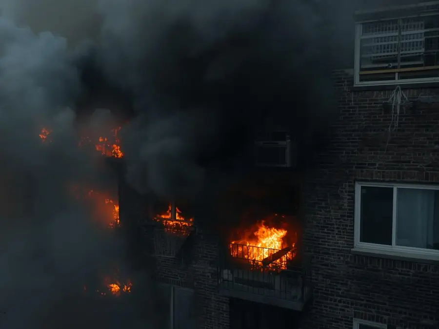 Woman's crazy attempt to kill cockroach sparks deadly apartment fire and kills neighbour