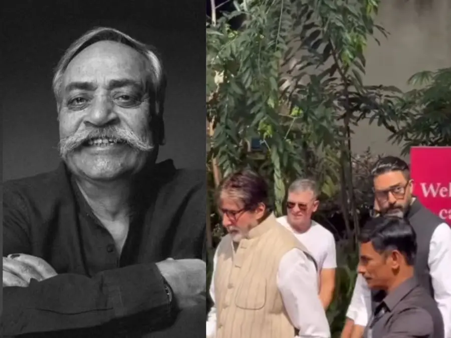 Amitabh Bachchan and Abhishek attend funeral of ad icon Piyush Pandey in Mumbai