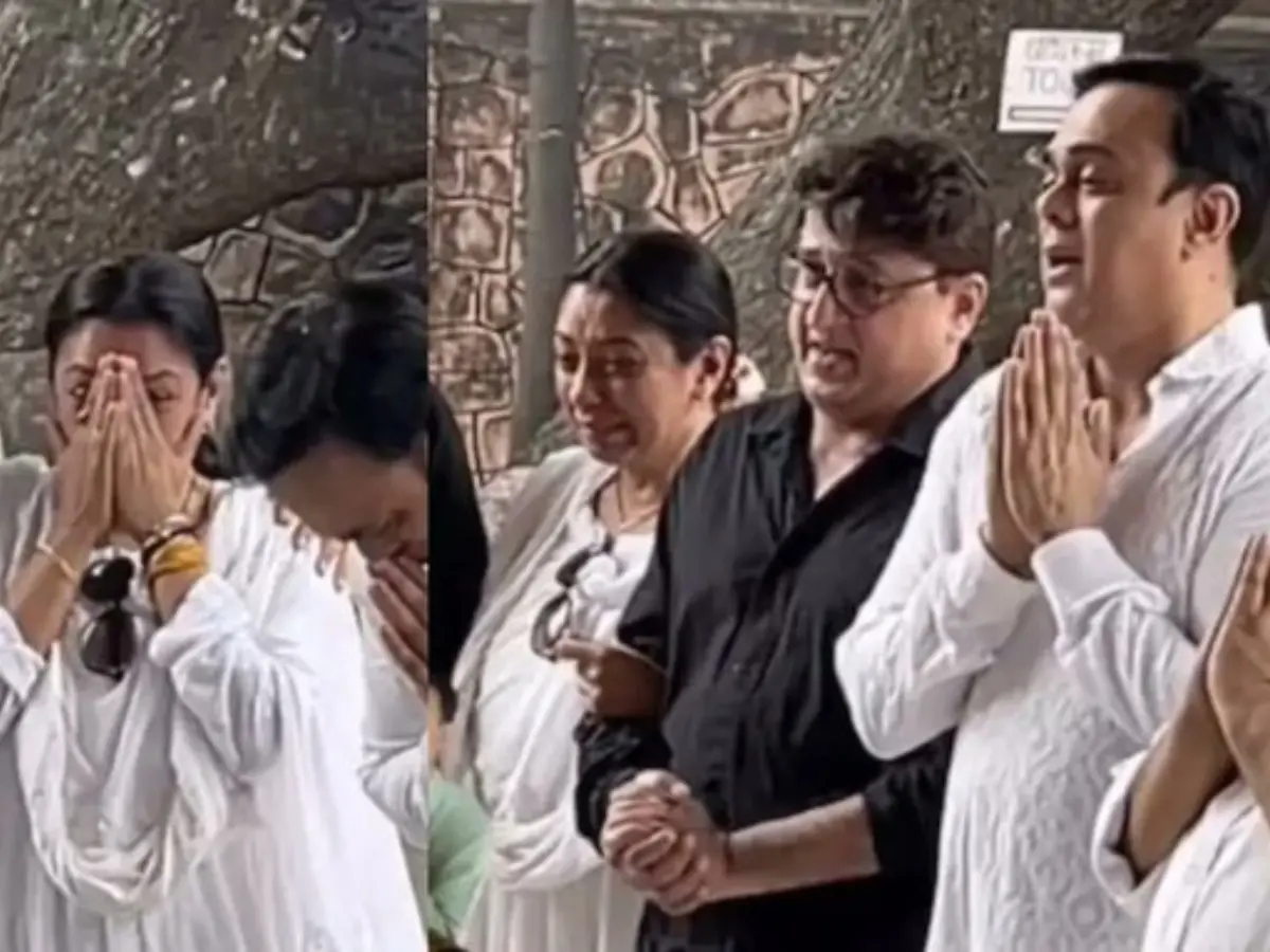 Sarabhai vs Sarabhai actors bid Satish Shah an emotional farewell as they sing the title song of the iconic show at the actor’s funeral | Watch