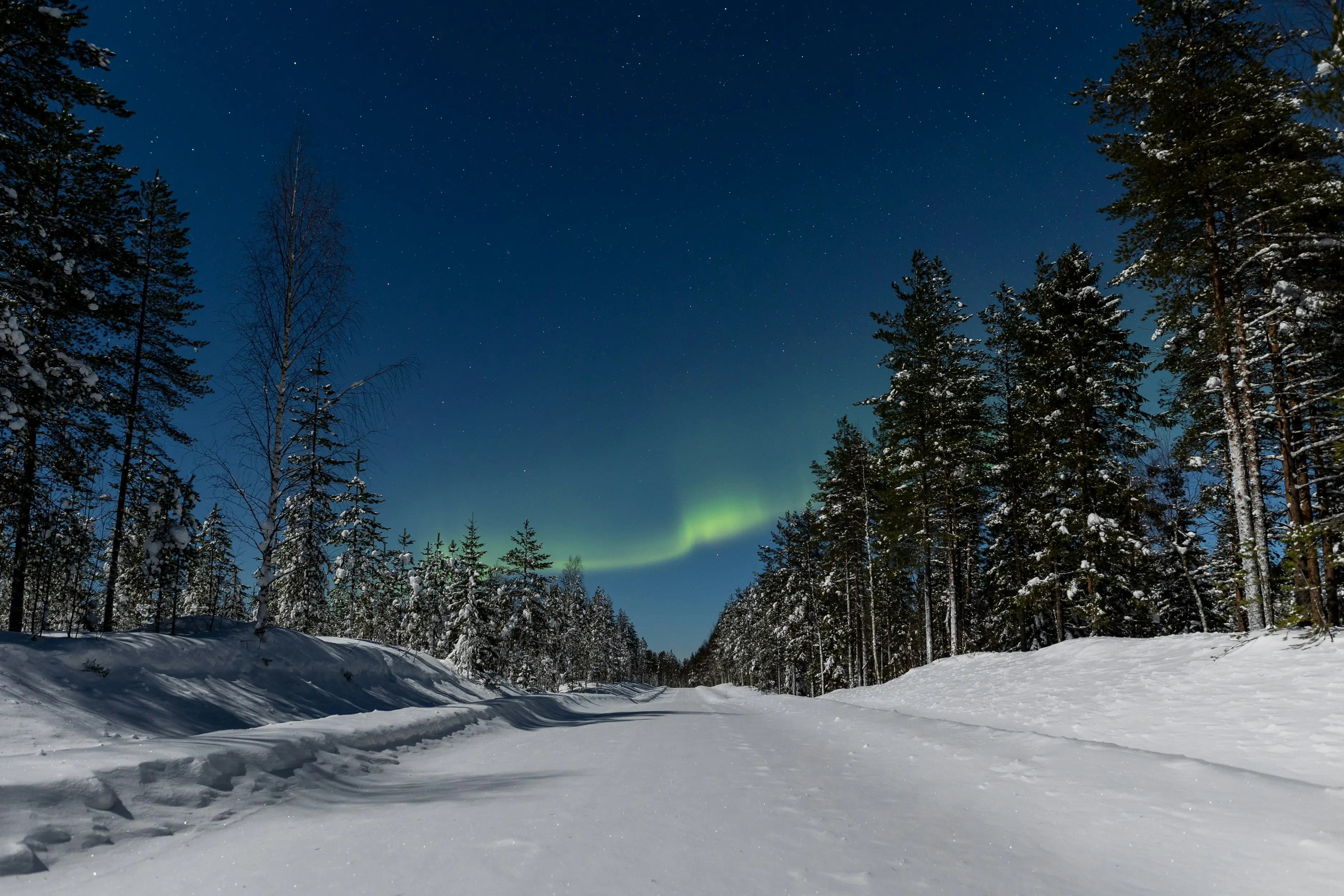 Finland - Weeks Without Sunrise, Snow Blankets Land
