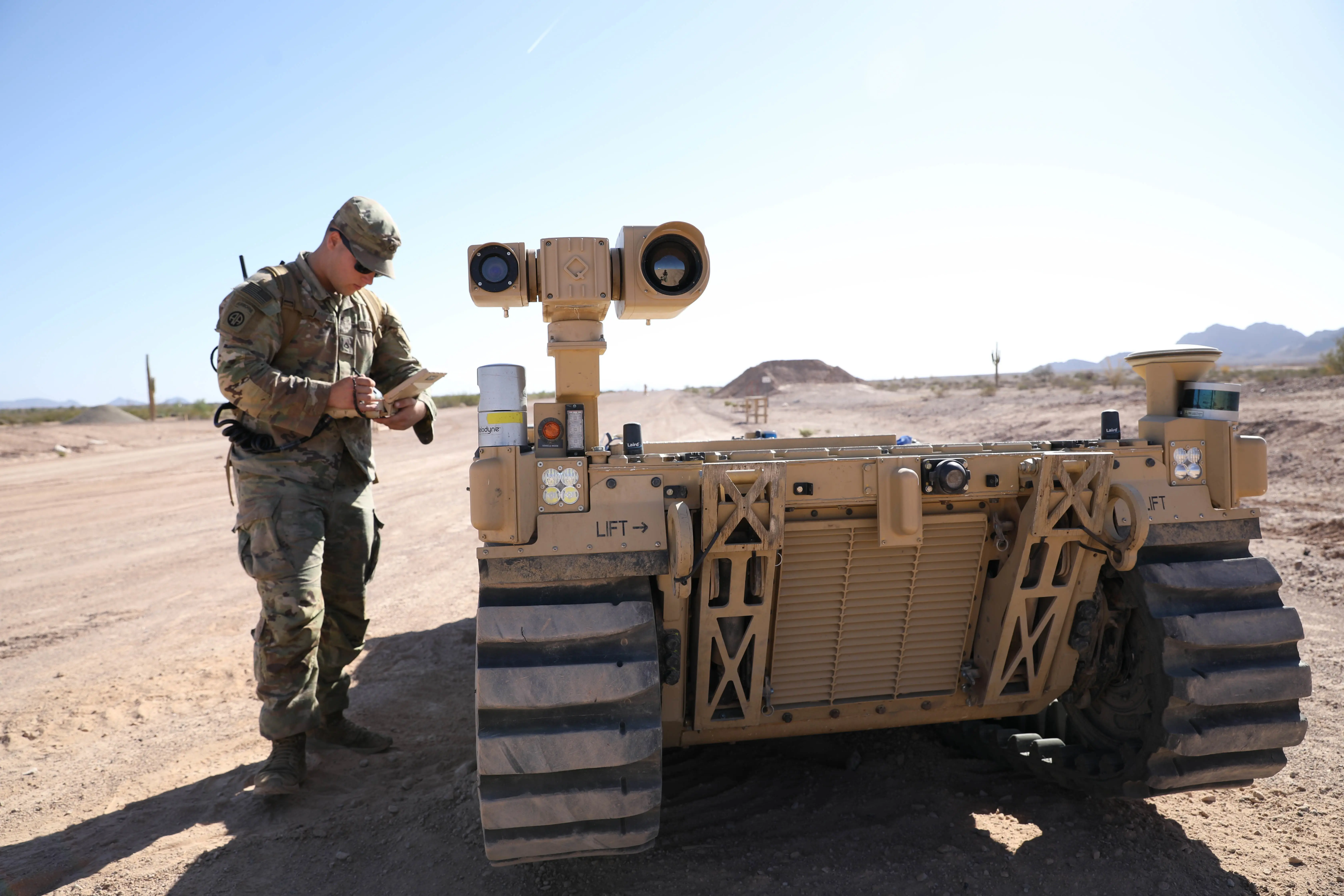 Autonomous Military Vehicles