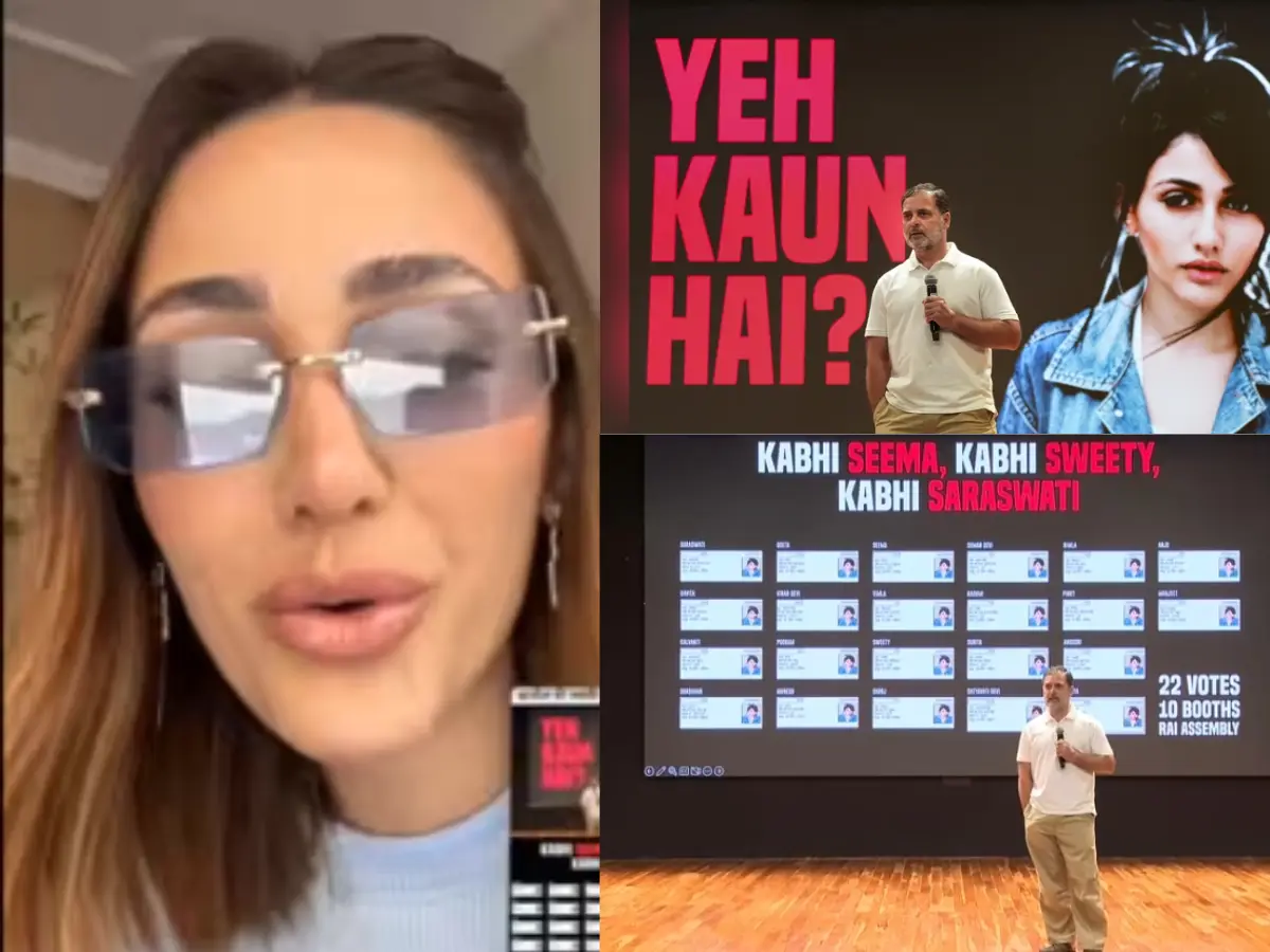 'To scam others': Brazilian model reacts after Rahul Gandhi claims her photo appeared '22 times' in Haryana voter list 'To scam others': Brazilian model reacts after Rahul Gandhi claims her photo appeared '22 times' in Haryana voter list