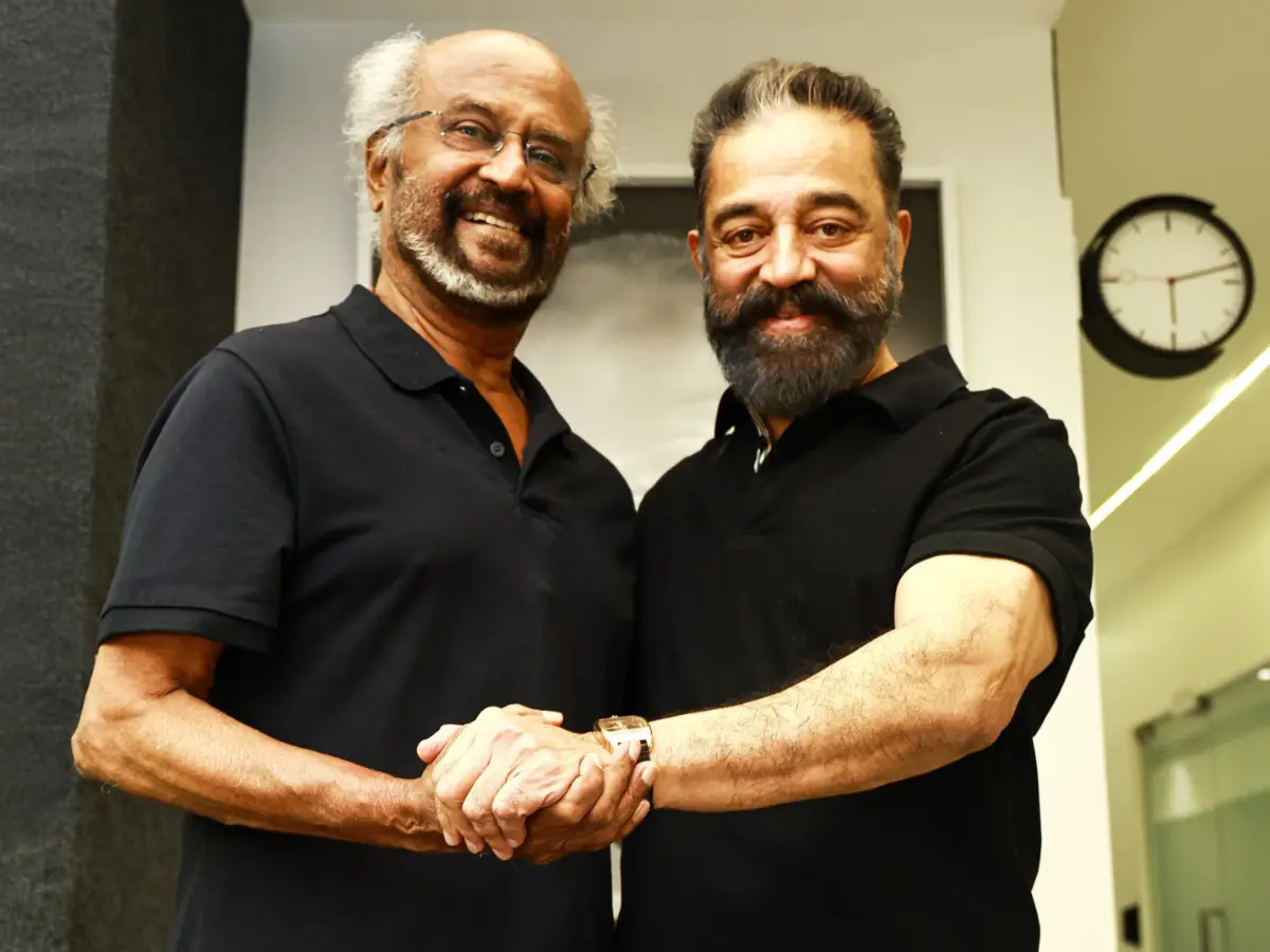 Biggest collab of Tamil Cinema! Rajinikanth's next film Thalaivar 173 will be produced by Kamal Haasan Biggest collab of Tamil Cinema! Rajinikanth's next film Thalaivar 173 will be produced by Kamal Haasan