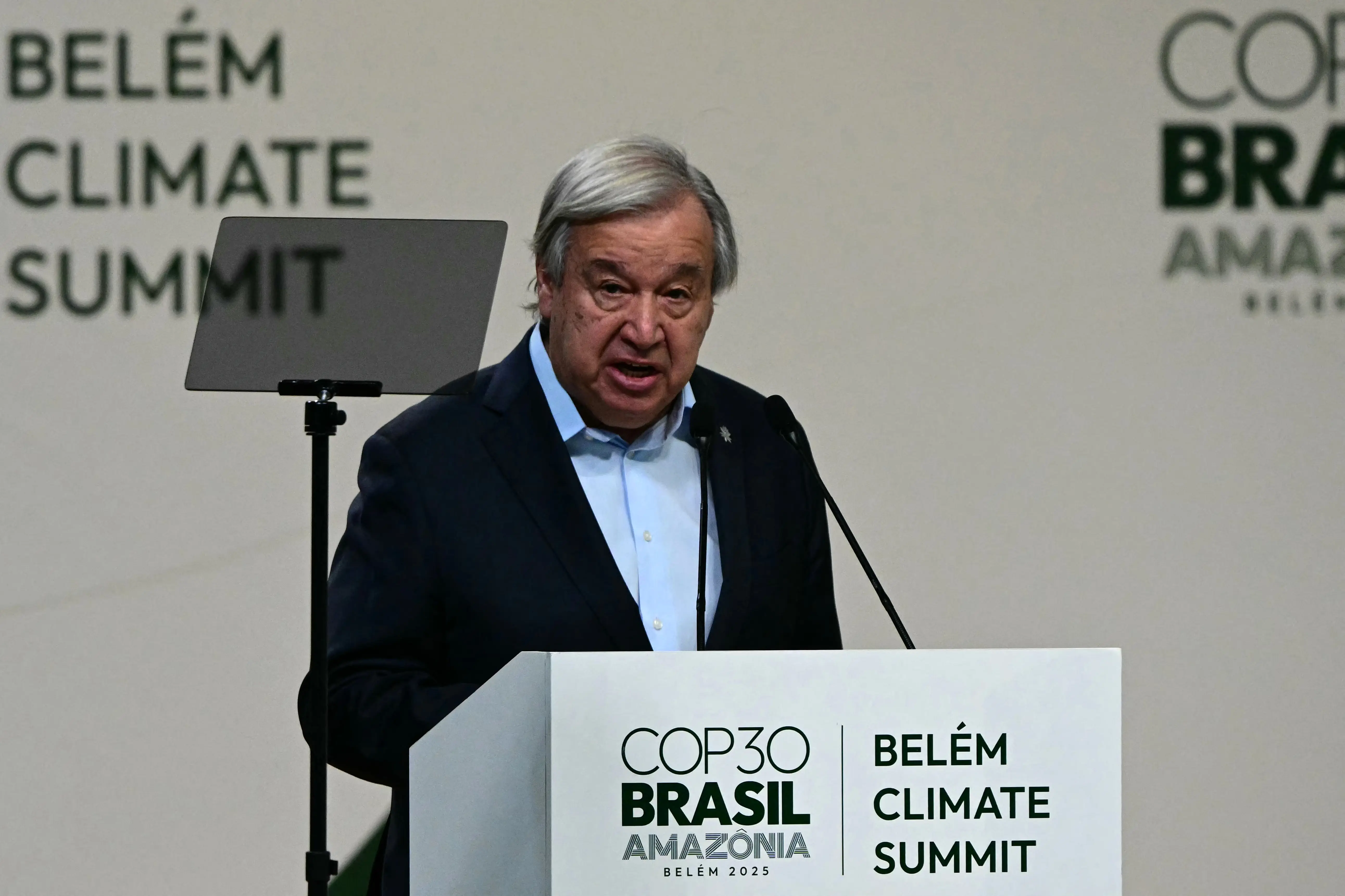 'You’re failing the planet’: UN chief blasts nations at COP30 in Brazil