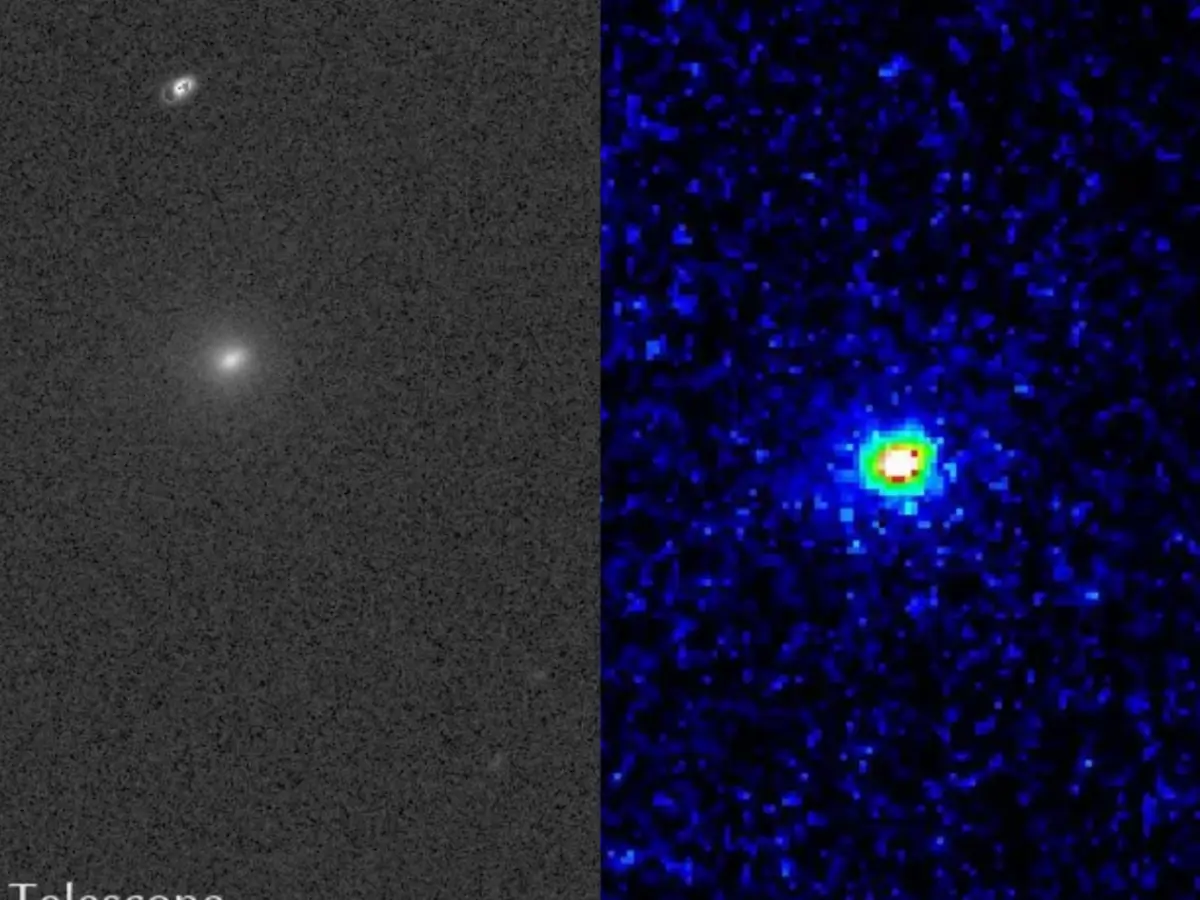 3I/ATLAS post-perihelion photos and China's Mars orbiter image show a tail-less fuzzy dot