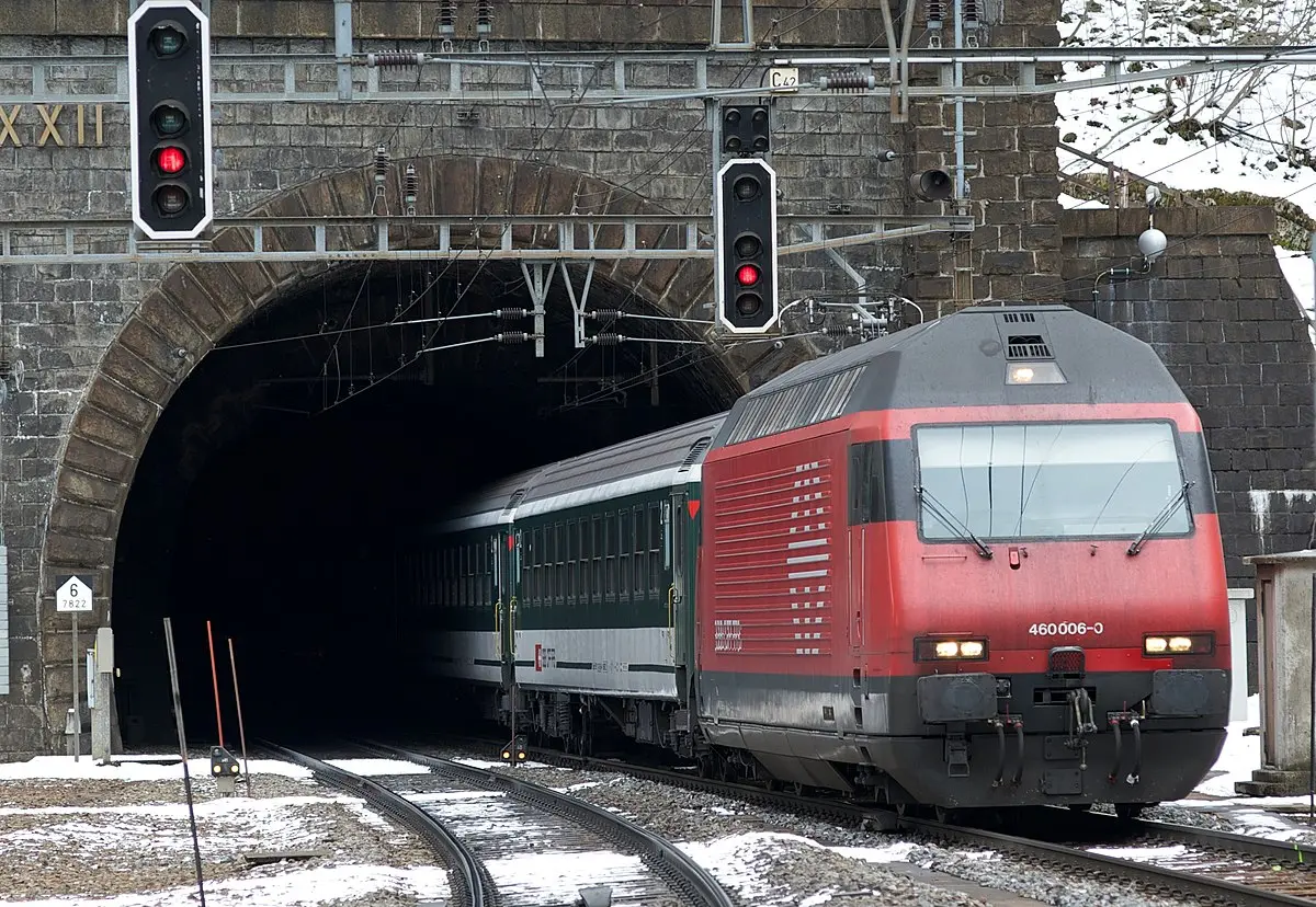 10 longest tunnels used by trains in the world