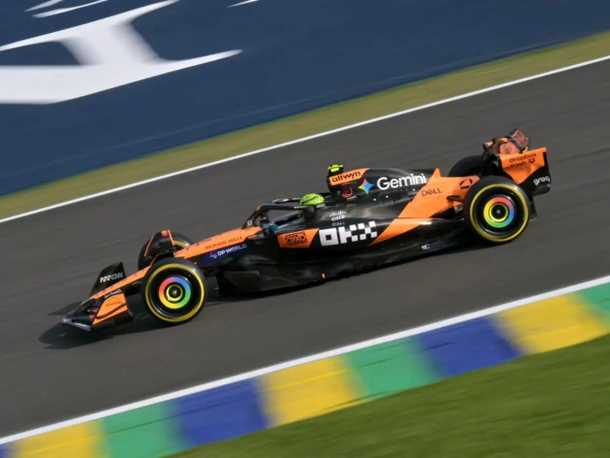 Formula One: Lando Norris grabs pole for Brazilian Grand Prix sprint race Formula One: Lando Norris grabs pole for Brazilian Grand Prix sprint race