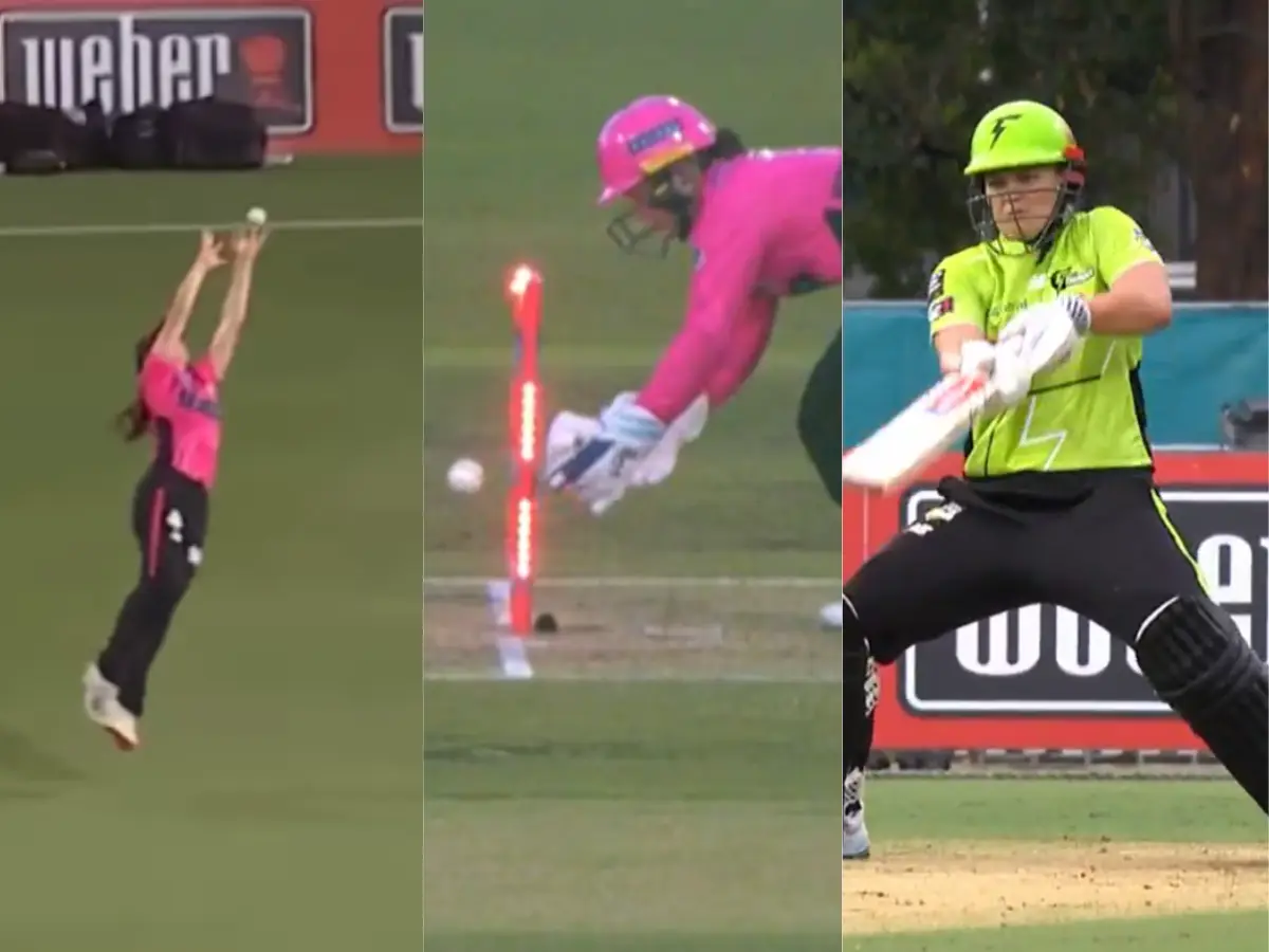 From Sophie Devine's controversial run-out, Caoimhe's flying catch to Georgia Voll's 'mistimed' shot. Here's what all happened opening day of WBBL 11 From Sophie Devine's controversial run-out, Caoimhe's flying catch to Georgia Voll's 'mistimed' shot. Here's what all happened opening day of WBBL 11