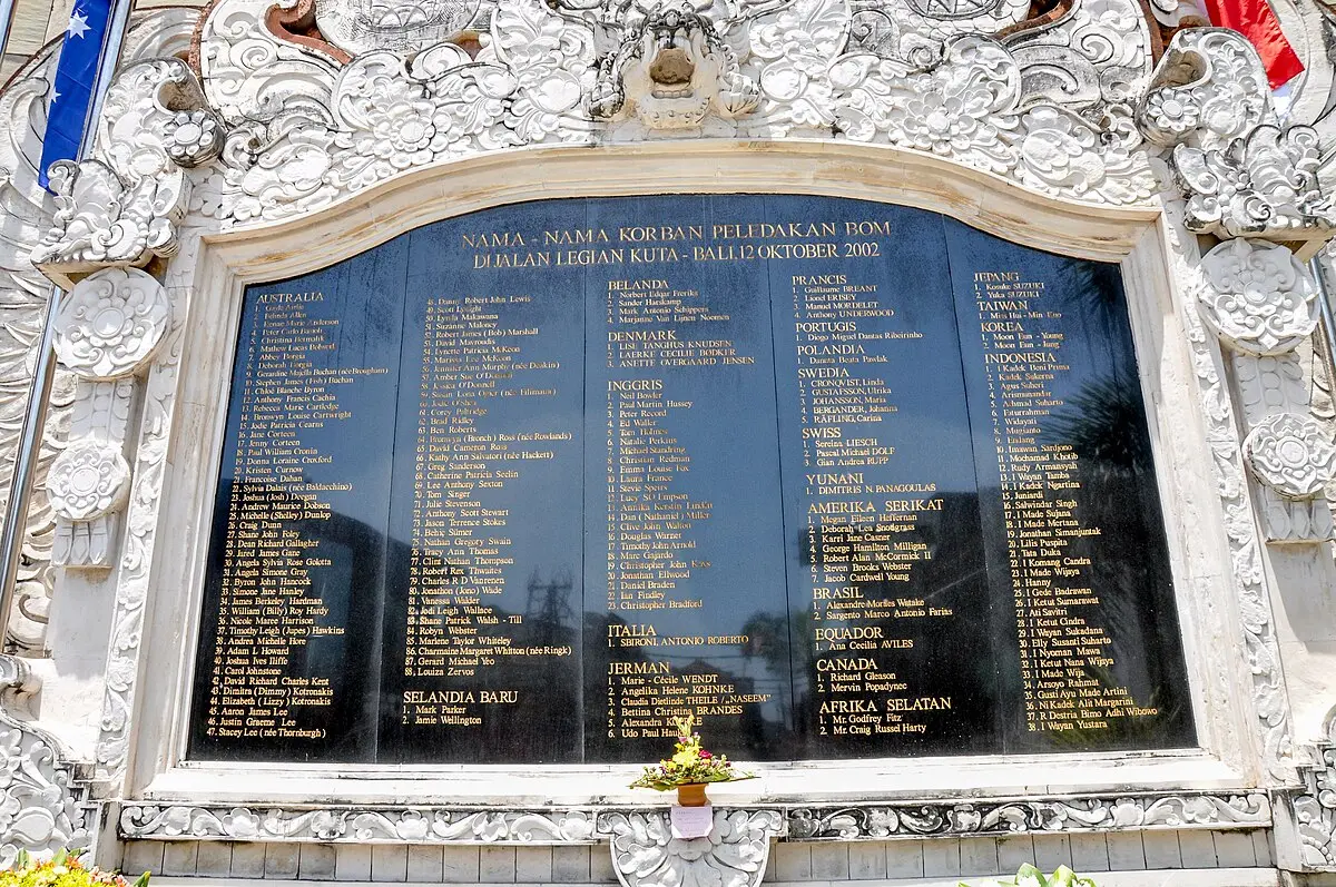 3. October 12, 2002 — Bali, Indonesia