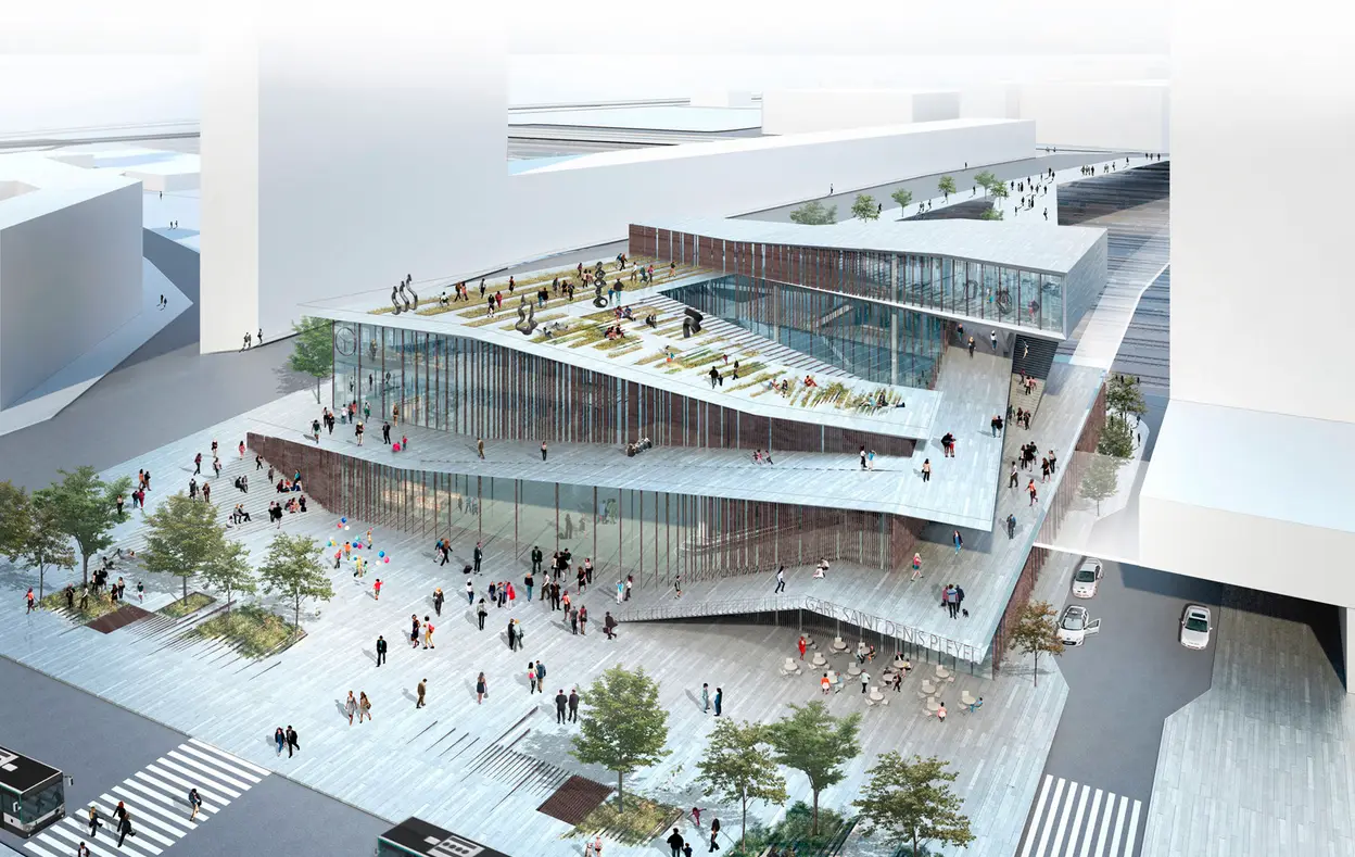 Saint-Denis Pleyel Station, France