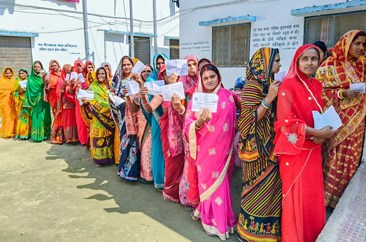 Bihar Election 2025 Phase 2: Voter turnout stands at 60.40% till 3 pm