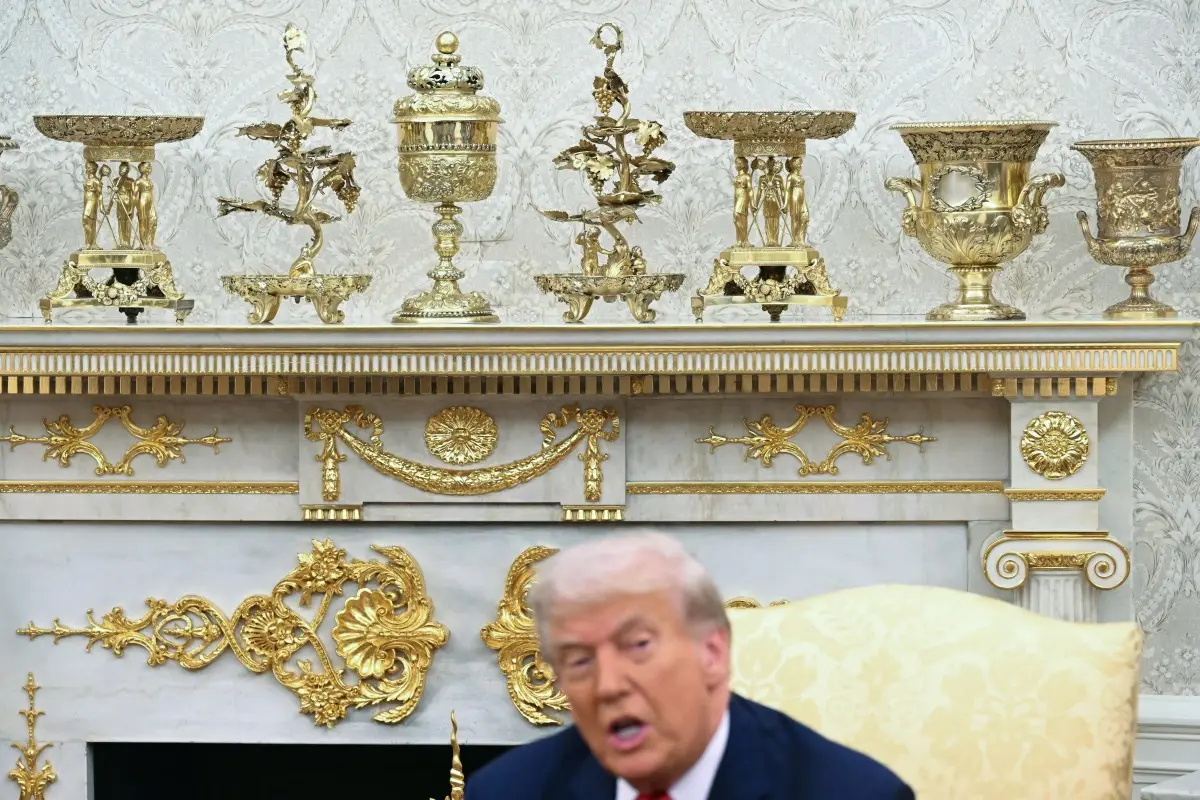 Trump responds to claims of 'home depot' gold in white house on Laura Ingraham show