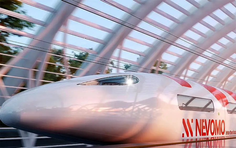 NEVOMO Passive Maglev, Poland - Maglev on Traditional Rails