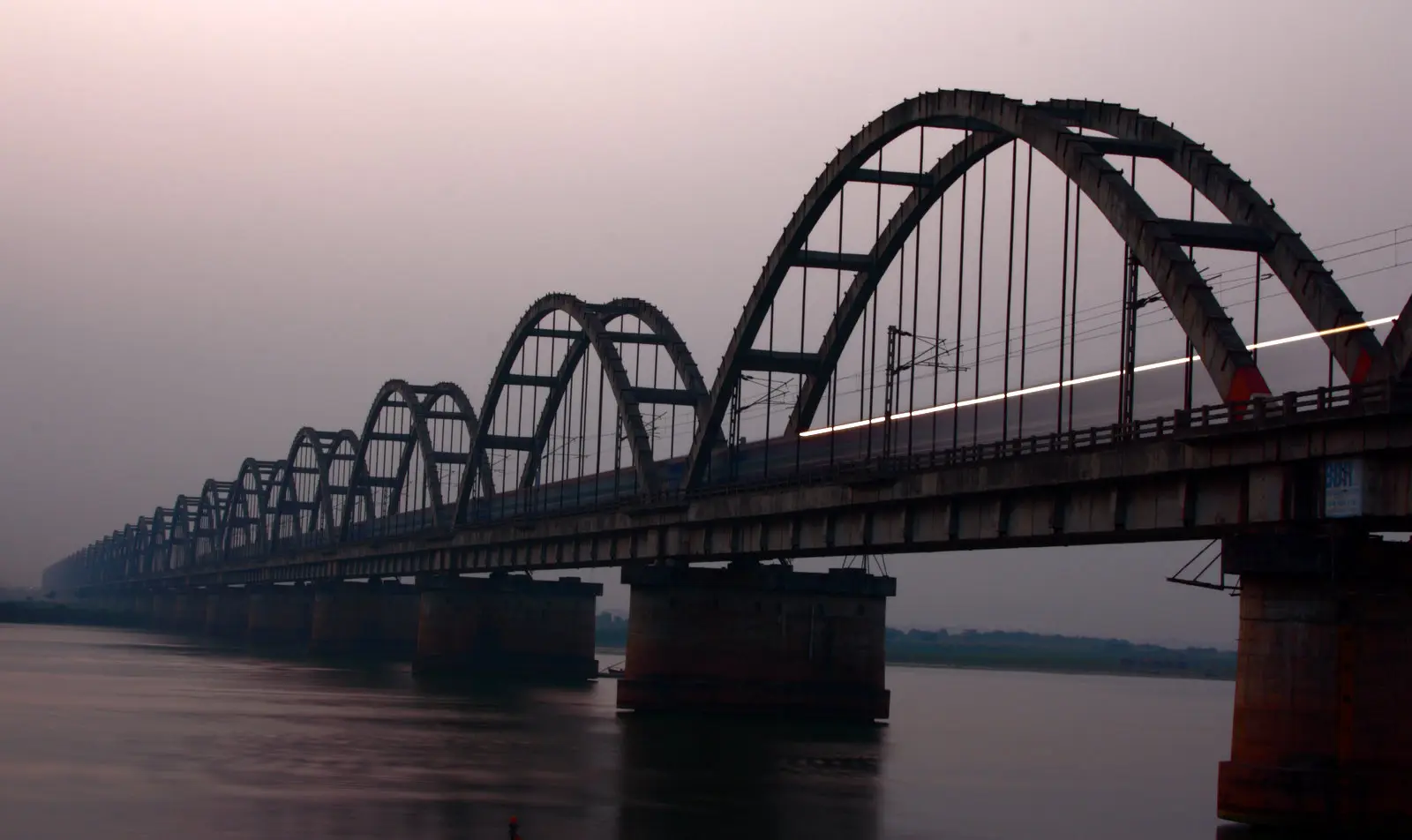 Godavari Arch Bridge, India - Nearly 3 km Long