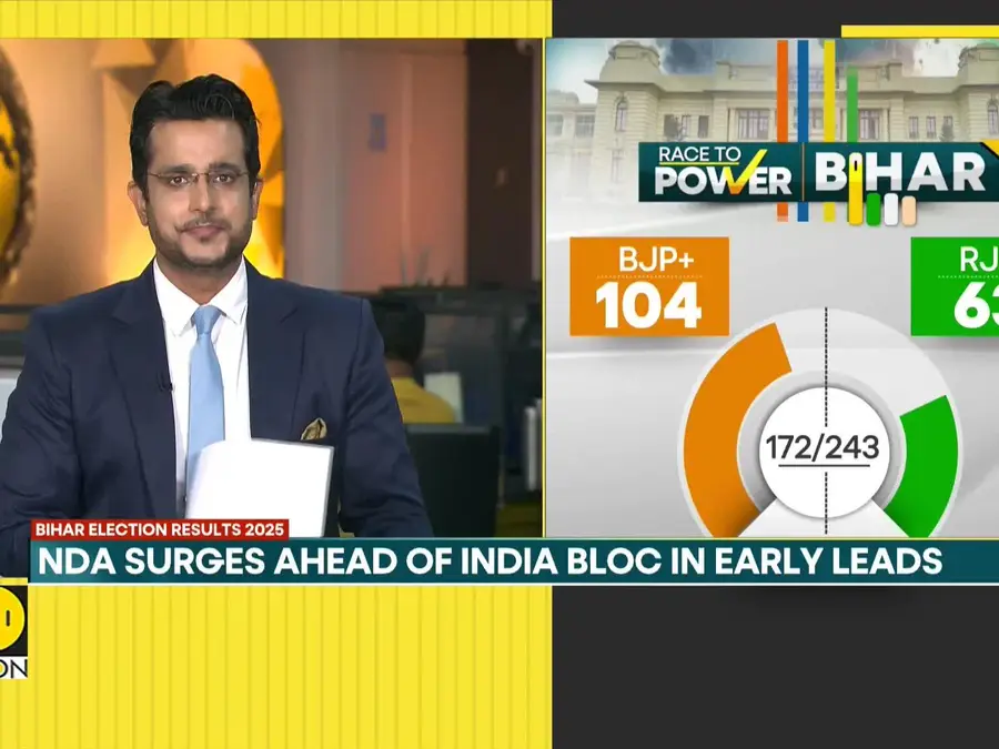 Bihar Elections: NDA Surges Ahead of India Bloc in Early Trends