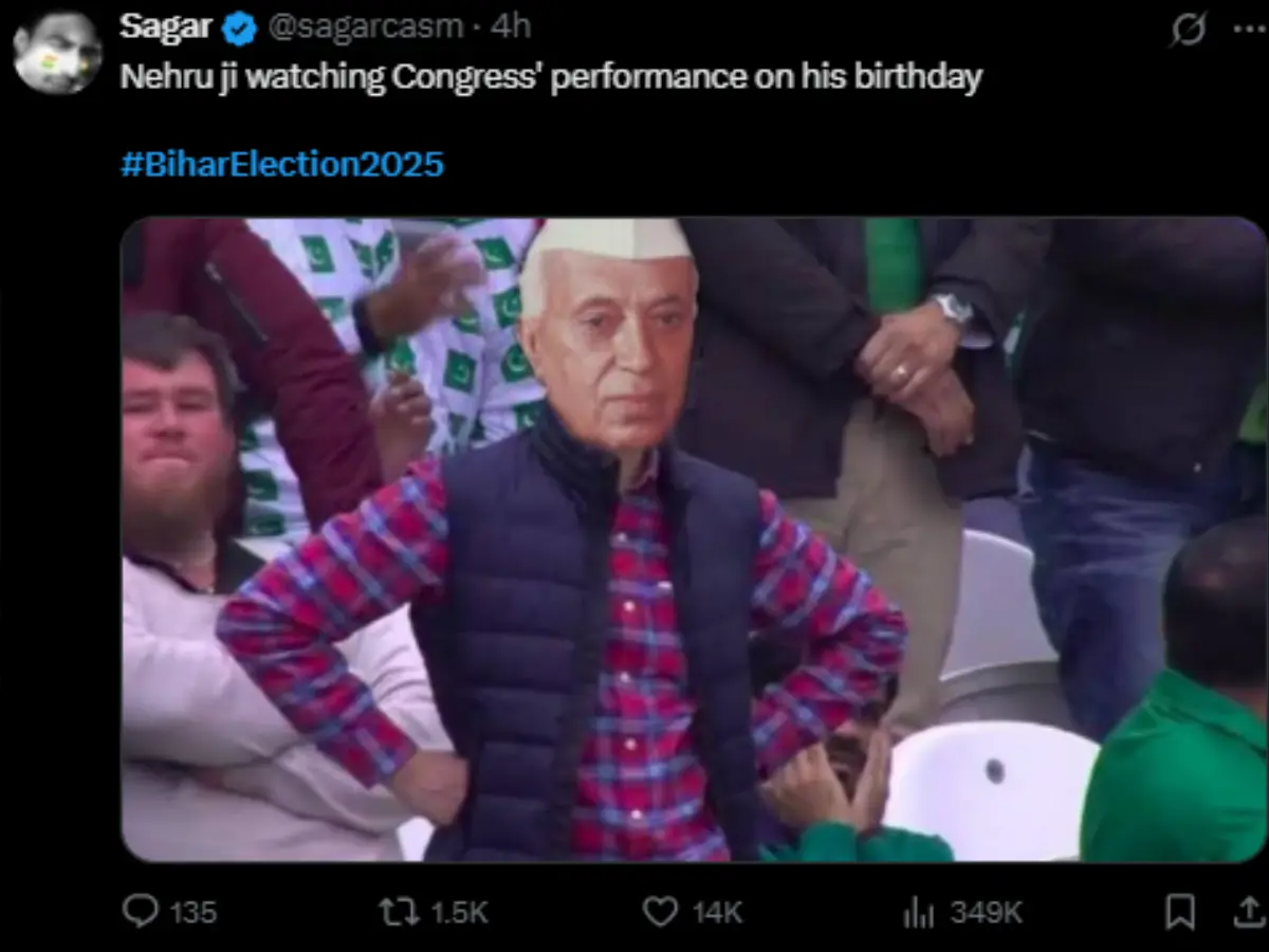 Congress debacle in Bihar again (As per ECI trends at 2.50 pm)
