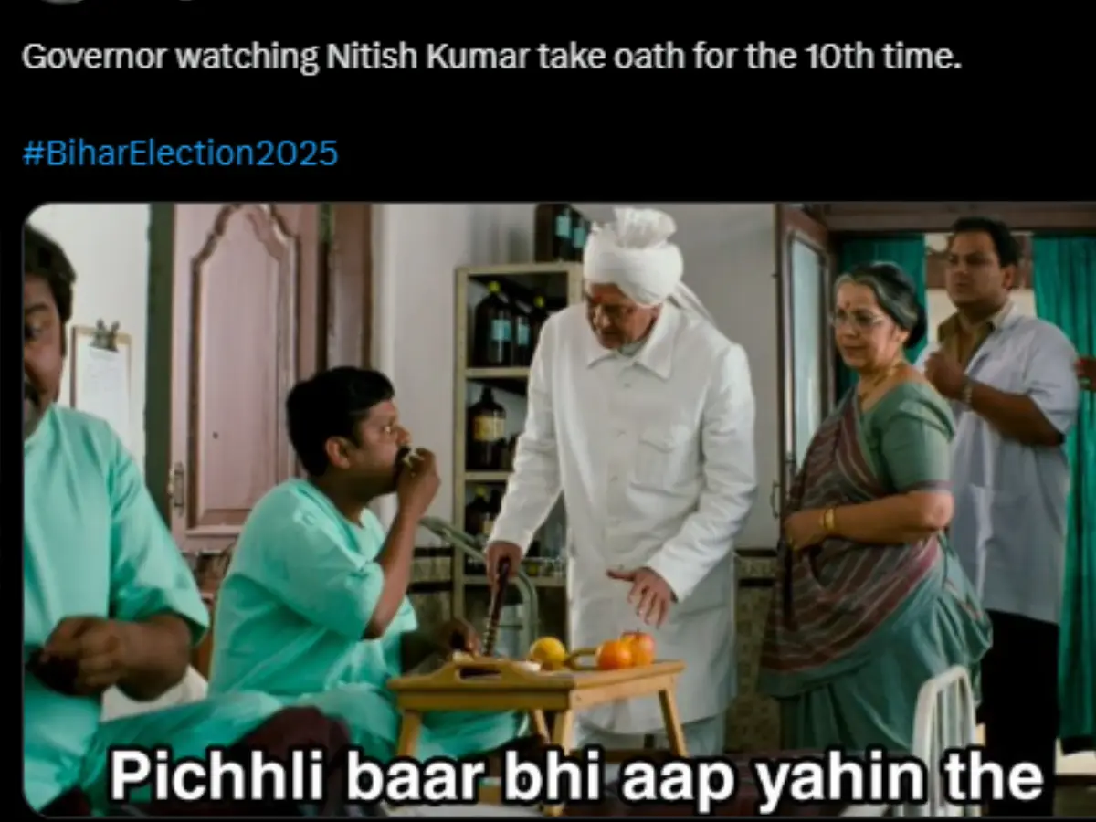 Internet is loving the fact that Nitish Kumar might be the CM again!