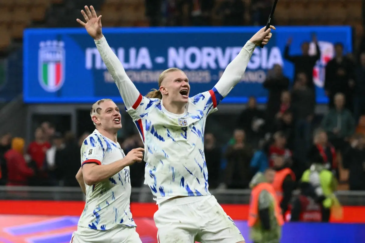 Haaland helps Norway sink Italy for first FIFA World Cup berth since 1998