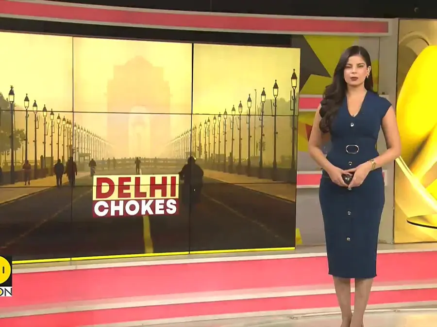 Delhi Chokes Under Persistent Smog; Pollution Hits Severe Levels for 7th Consecutive Day