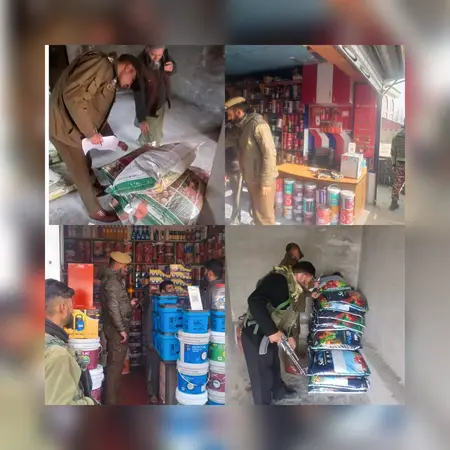 J&K police crack down on potential misuse of chemicals and fertilisers with intensive inspections in Shopian and Budgam J&K police crack down on potential misuse of chemicals and fertilisers with intensive inspections in Shopian and Budgam
