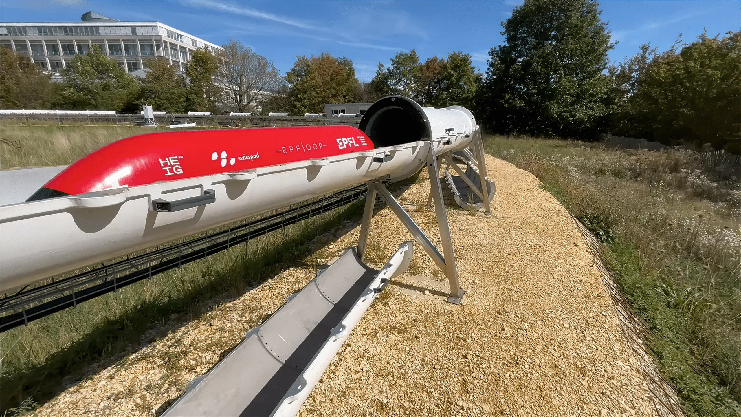 Switzerland - 141.6 km Hyperloop Journey