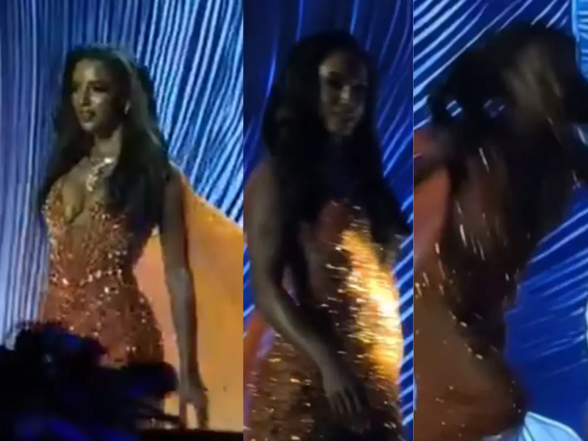 Miss Jamaica stumbles, falls off Miss Universe stage; video goes viral