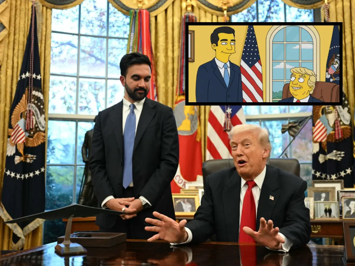 Trump meets Mamdani but did the Simpsons predict it?