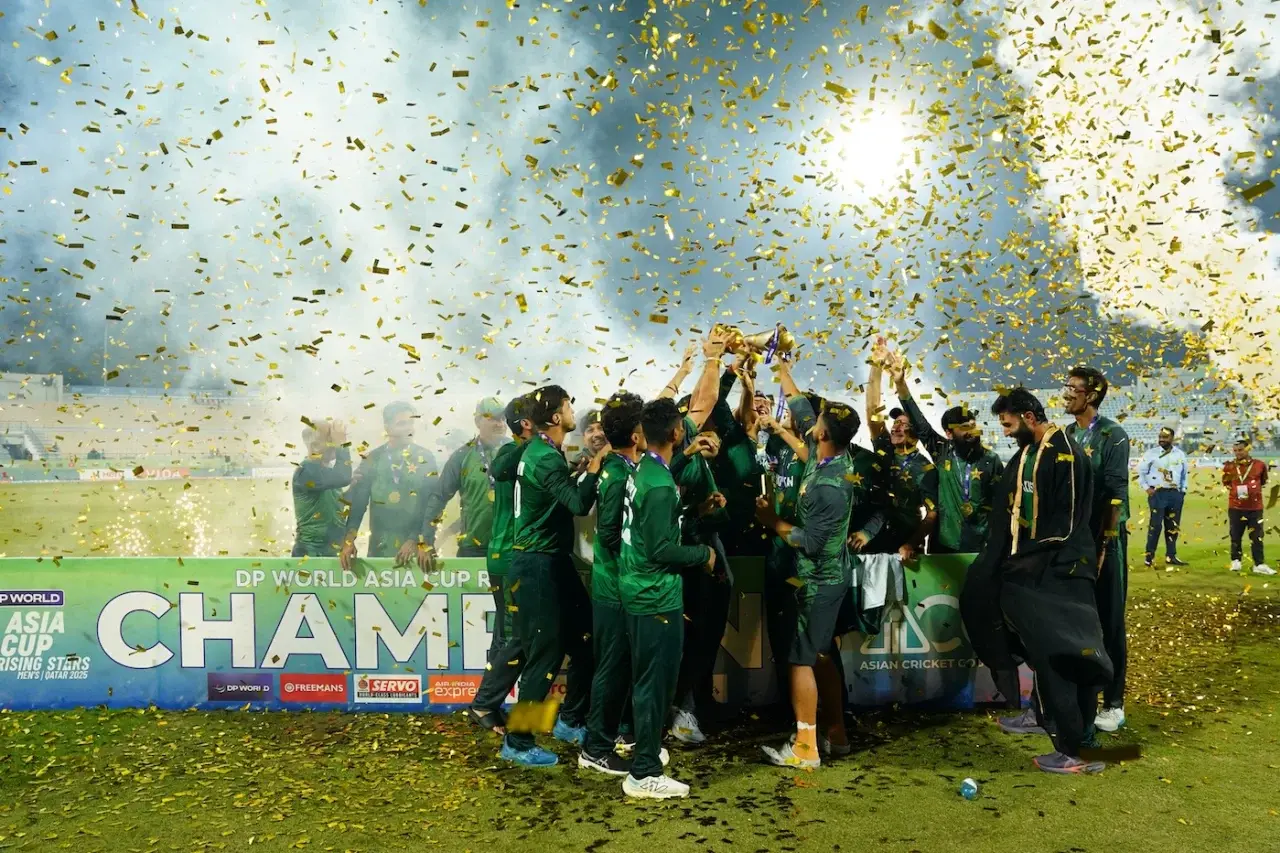 Asia Cup Rising Star: Pakistan Shaheens celebrate with trophy as India's wait continues for silverware