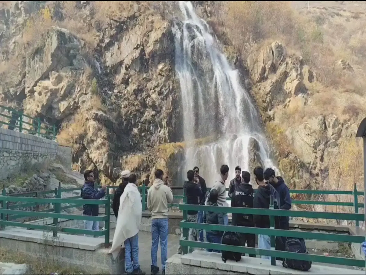 From fear to falls: Drung reopens, signals tourism revival in Kashmir valley