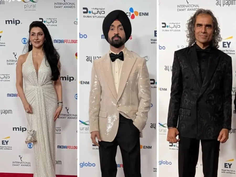 53rd International Emmy Awards red carpet: Diljit Dosanjh, Imtiaz Ali and Shalini Passi represent India
