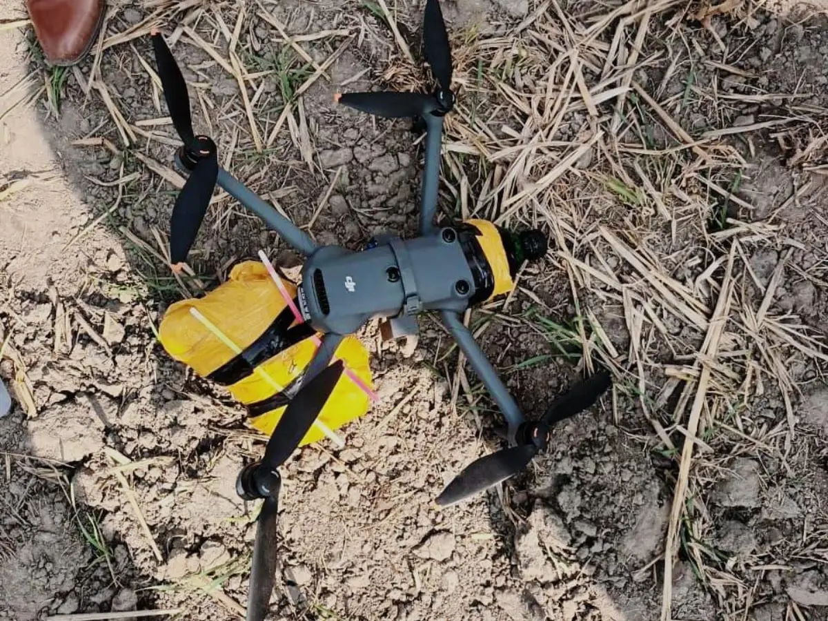 BSF recovers pistol, huge cache of heroin; seizes drones and hexacopter on Punjab border BSF recovers pistol, huge cache of heroin; seizes drones and hexacopter on Punjab border