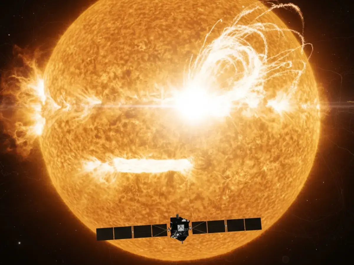 The X5.1 Flare That Delayed Blue Origin