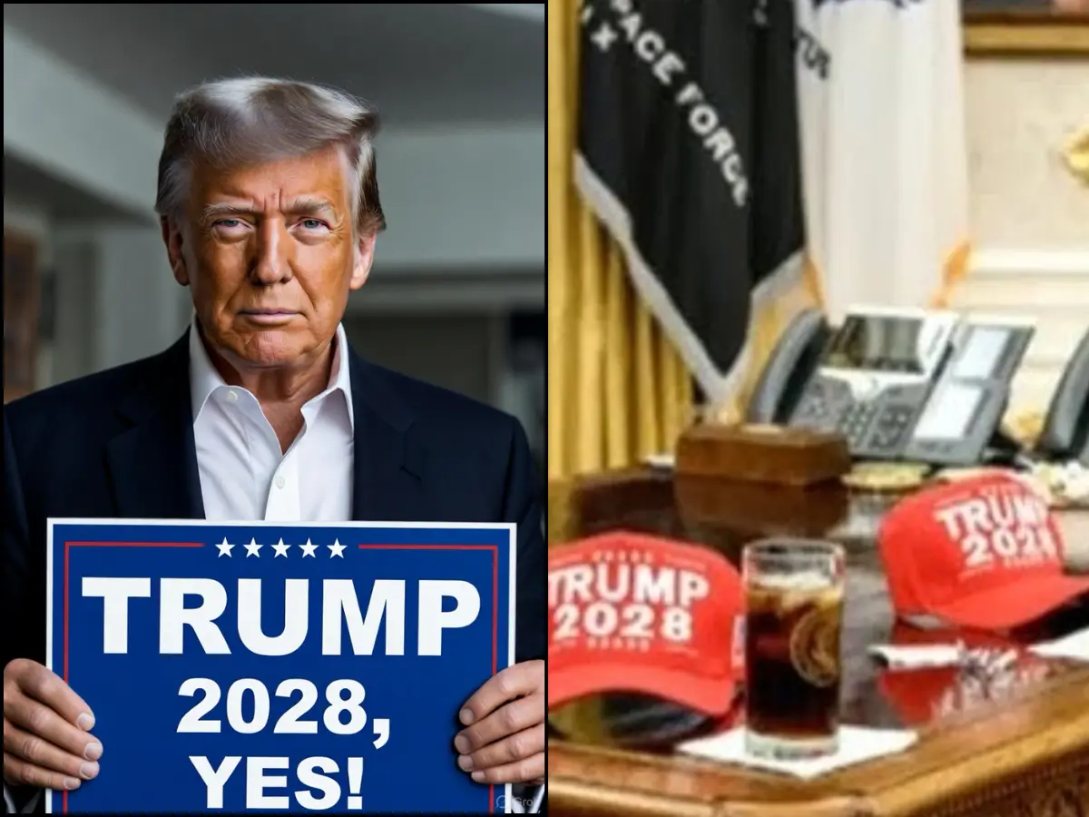Trump hints at running 2028 US presidential polls with AI-generated photo - What this means Trump hints at running 2028 US presidential polls with AI-generated photo - What this means