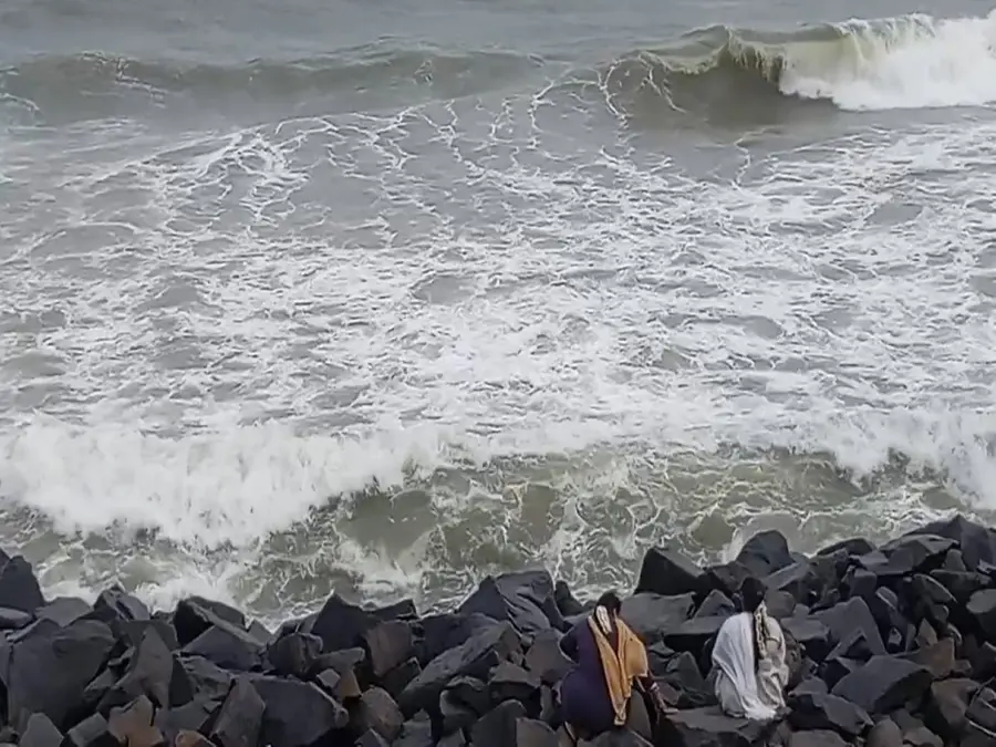 Heavy rains lash Indian coasts as Cyclone Ditwah nears; IMD issues red alert in TN, Puducherry, Andhra