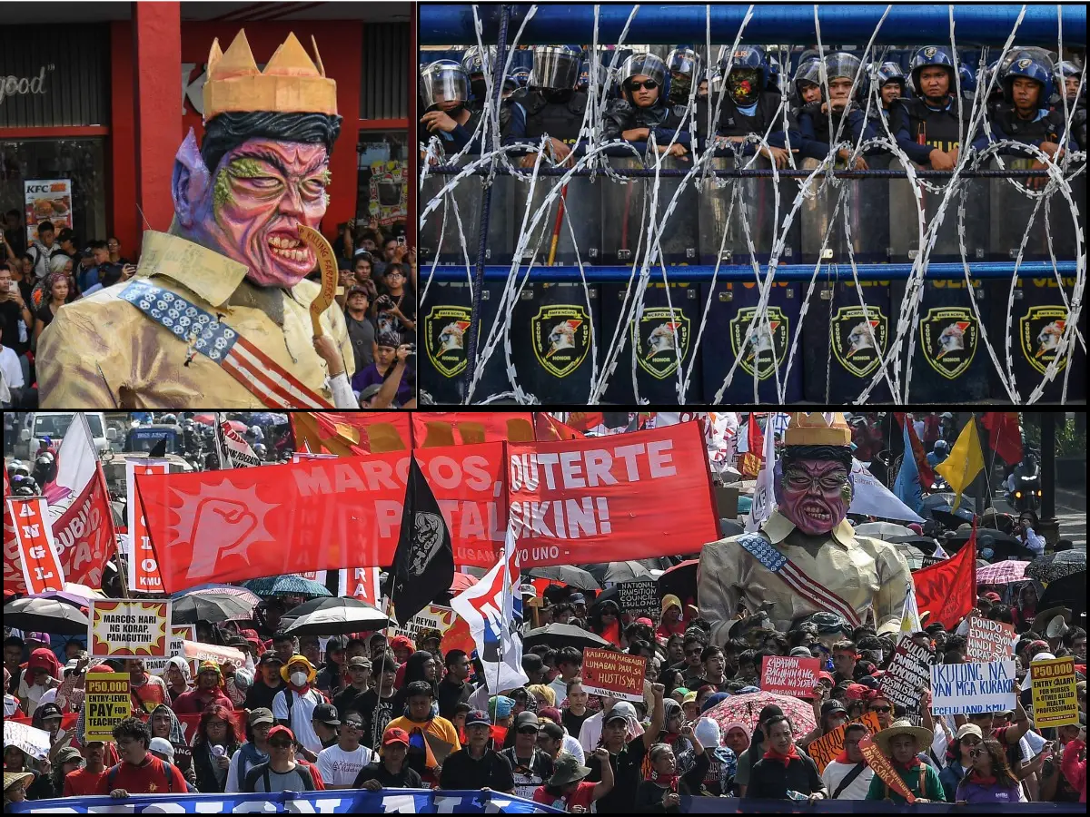 Massive protest in Philippines