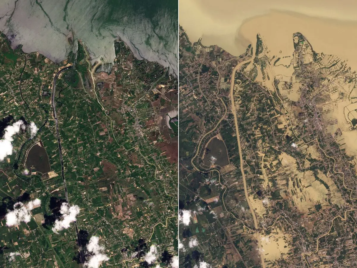 Satellite images show devastation caused by floods across Sri Lanka, Indonesia, Thailand