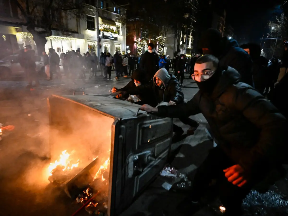 Violence in the protest